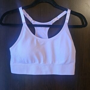 Just Be Soft Purple Sports Bra